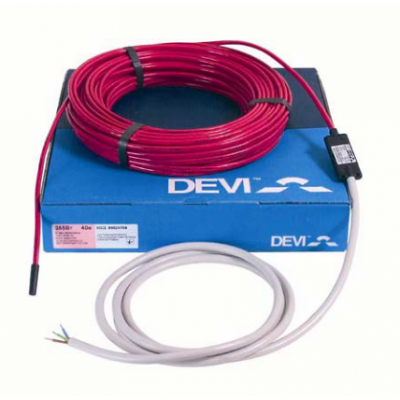 Изображение №1 - Теплый пол кабельный двухжильный DEVI Deviflex 18T (10м)